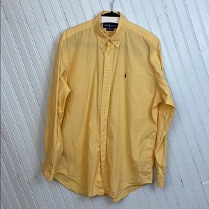 Ralph Lauren Men’s Button Down Yellow Shirt